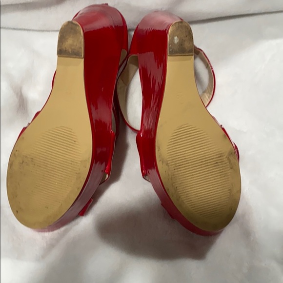 Candy Apple Red Wedges✨ - Picture 6 of 7